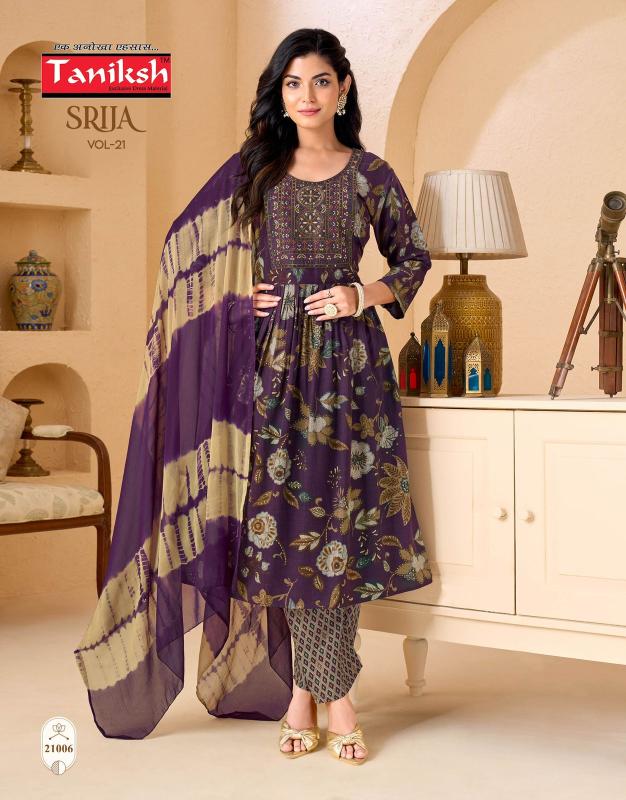 Taniksh srija vol 21 wholesale kurtis and palazzo set
